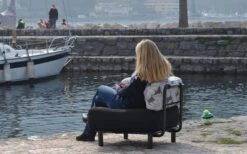 One Bar Element 1 Aufblasbarer Sessel / Sitzelement Light Grey / Red -Campingmöbel Geschäft 365732 2413676 4