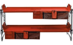 Disc-O-Bed Kid-O-Bunk Kinder Camping Stockbett Inkl. Seitentaschen Rot / Silber -Campingmöbel Geschäft 378506 2375672 1